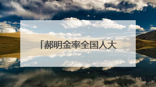 郝明金率全国人大常委会调研组在我省调研 许勤梁惠玲拜会郝明金一行