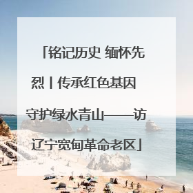 铭记历史 缅怀先烈丨传承红色基因 守护绿水青山——访辽宁宽甸革命老区