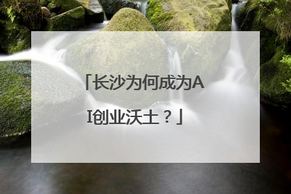 长沙为何成为AI创业沃土？