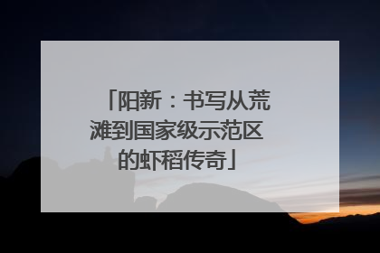 阳新：书写从荒滩到国家级示范区的虾稻传奇
