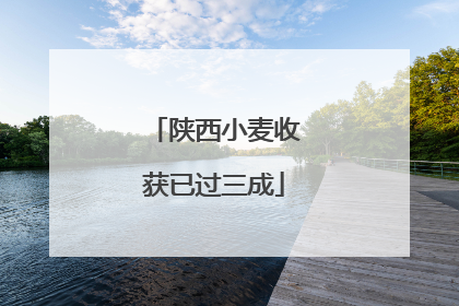 陕西小麦收获已过三成