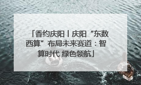香约庆阳丨庆阳“东数西算”布局未来赛道：智算时代 绿色领航