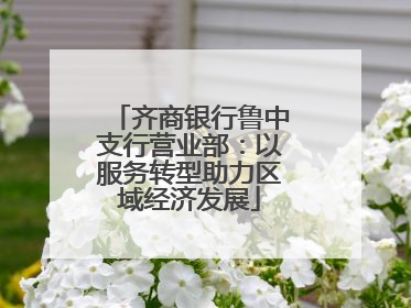 齐商银行鲁中支行营业部：以服务转型助力区域经济发展