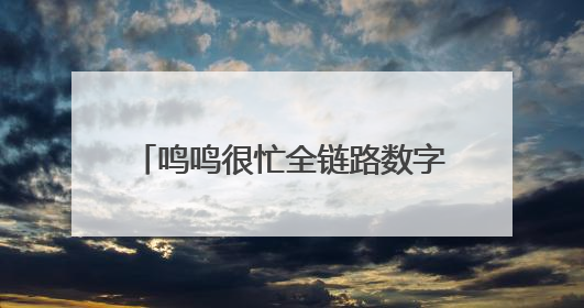 鸣鸣很忙全链路数字化升级：人货场协同效率刷新行业天花板
