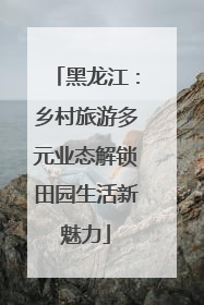 黑龙江：乡村旅游多元业态解锁田园生活新魅力