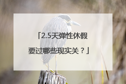 2.5天弹性休假要过哪些现实关？
