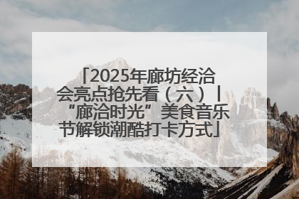 2025年廊坊经洽会亮点抢先看（六）丨“廊洽时光”美食音乐节解锁潮酷打卡方式