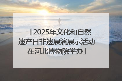 2025年文化和自然遗产日非遗展演展示活动在河北博物院举办