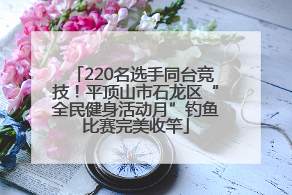 220名选手同台竞技！平顶山市石龙区“全民健身活动月”钓鱼比赛完美收竿