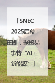 SNEC 2025启幕在即，探秘易事特“AI+新能源”