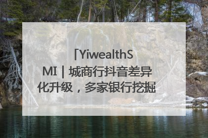 YiwealthSMI｜城商行抖音差异化升级，多家银行挖掘自身特色出圈！